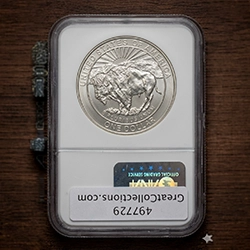 1999-P Yellowstone National Park Silver Dollar NGC MS-70